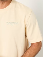 FatFace Natural Reef To Ride Graphic Tshirt - Image 4 of 7