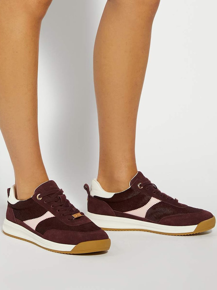 Dune London Purple Elsea Slim Sole Runner Trainers - Image 1 of 6