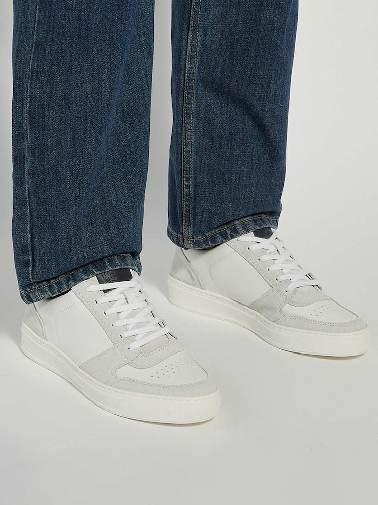 Dune London White Tawly Cuspsole Trainers - Image 1 of 6 Dune London White Tawly Cuspsole Trainers - Image 1 of 6