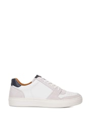 Dune London White Tawly Cuspsole Trainers - Image 2 of 6