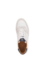 Dune London White Tawly Cuspsole Trainers - Image 5 of 6