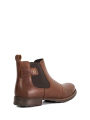 Dune London Brown Saltwood WF Worker Chelsea Boots - Image 3 of 5