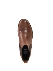 Dune London Brown Saltwood WF Worker Chelsea Boots - Image 4 of 5