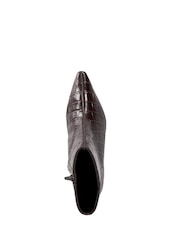 Dune London Brown Odore Chisel Toe Kitten Heel - Image 5 of 6