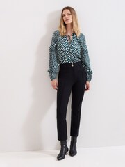 Phase Eight Black Keri Ponte Trousers - Image 1 of 7