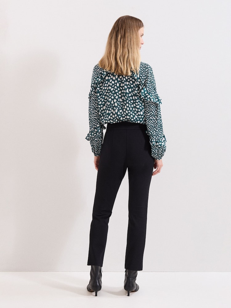 Phase Eight Black Keri Ponte Trousers - Image 2 of 7 Phase Eight Black Keri Ponte Trousers - Image 2 of 7