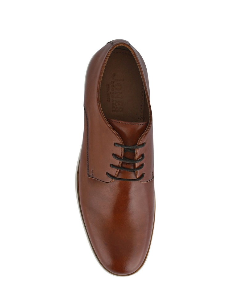 Jones Bootmaker Brown Kolten Leather Lace-Up Shoes - Image 5 of 5 Jones Bootmaker Brown Kolten Leather Lace-Up Shoes - Image 5 of 5