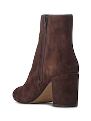 Jones Bootmaker Brown Neptune Heeled Ankle Boots - Image 4 of 5
