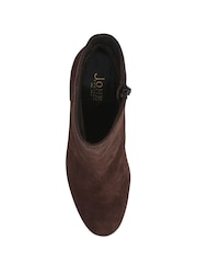 Jones Bootmaker Brown Neptune Heeled Ankle Boots - Image 5 of 5