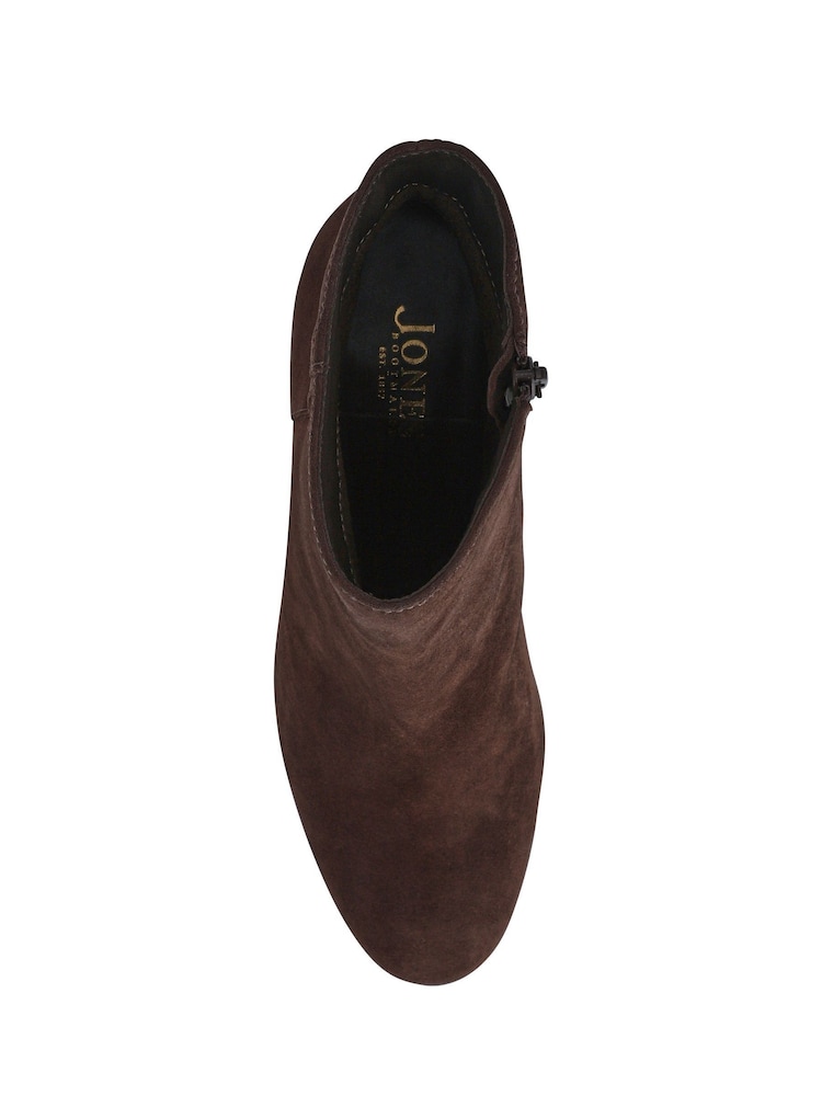 Jones Bootmaker Brown Neptune Heeled Ankle Boots - Image 5 of 5 Jones Bootmaker Brown Neptune Heeled Ankle Boots - Image 5 of 5