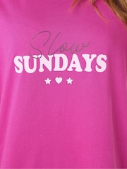 M&Co Slow Sundays Short Sleeve Wide Leg Pyjamas Set - Imagen 5 de 5