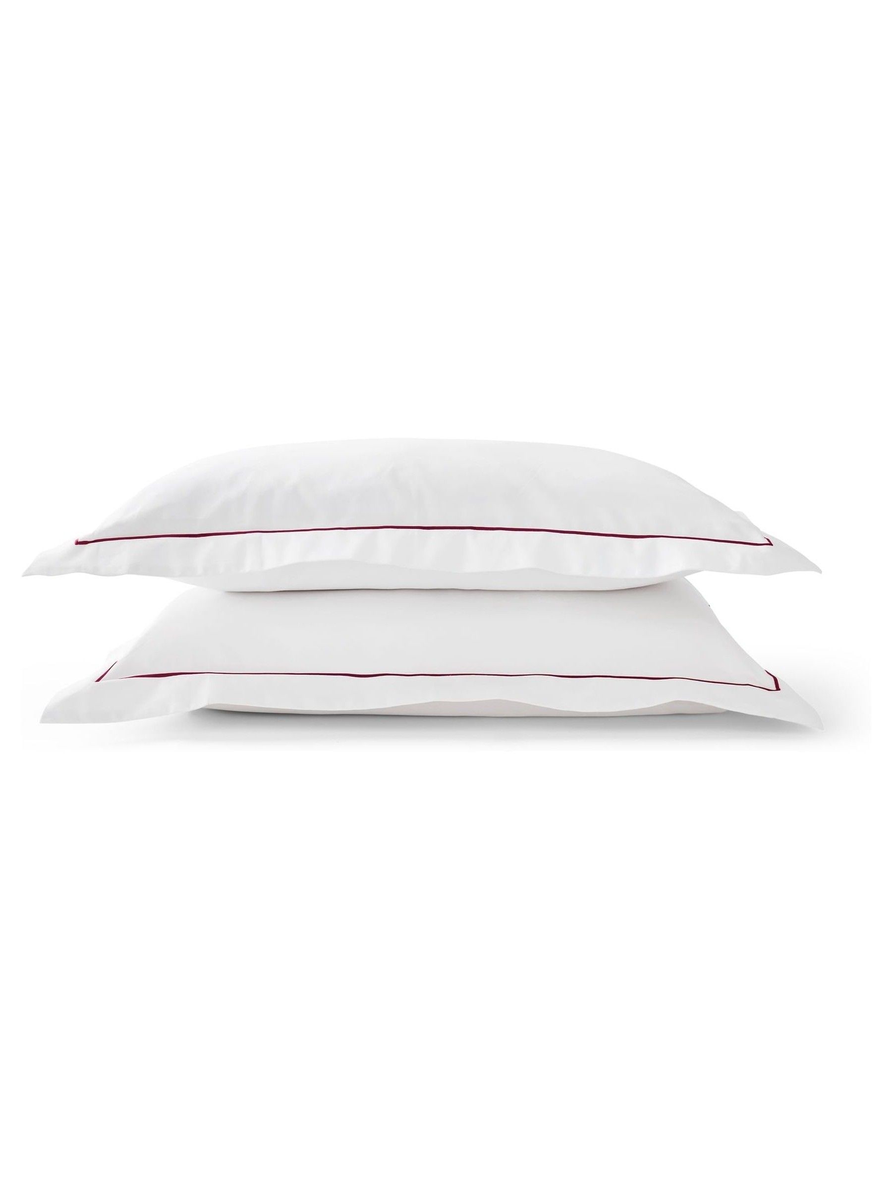 Christy Unisex Pink Premium Sateen Satin Oxford Pillowcase Pair In - Image 2