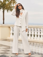 Lipsy Scarf Detail V-Neck Blazer - Bild 3 von 4