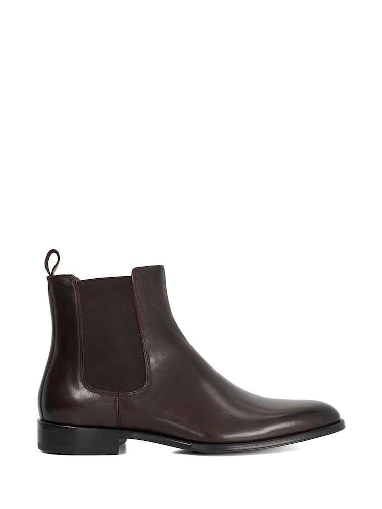 Dune London Brown Manson Premium Chelsea Boots - Image 2 of 6 Dune London Brown Manson Premium Chelsea Boots - Image 2 of 6