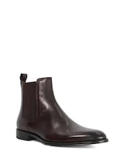 Dune London Brown Manson Premium Chelsea Boots - Image 3 of 6