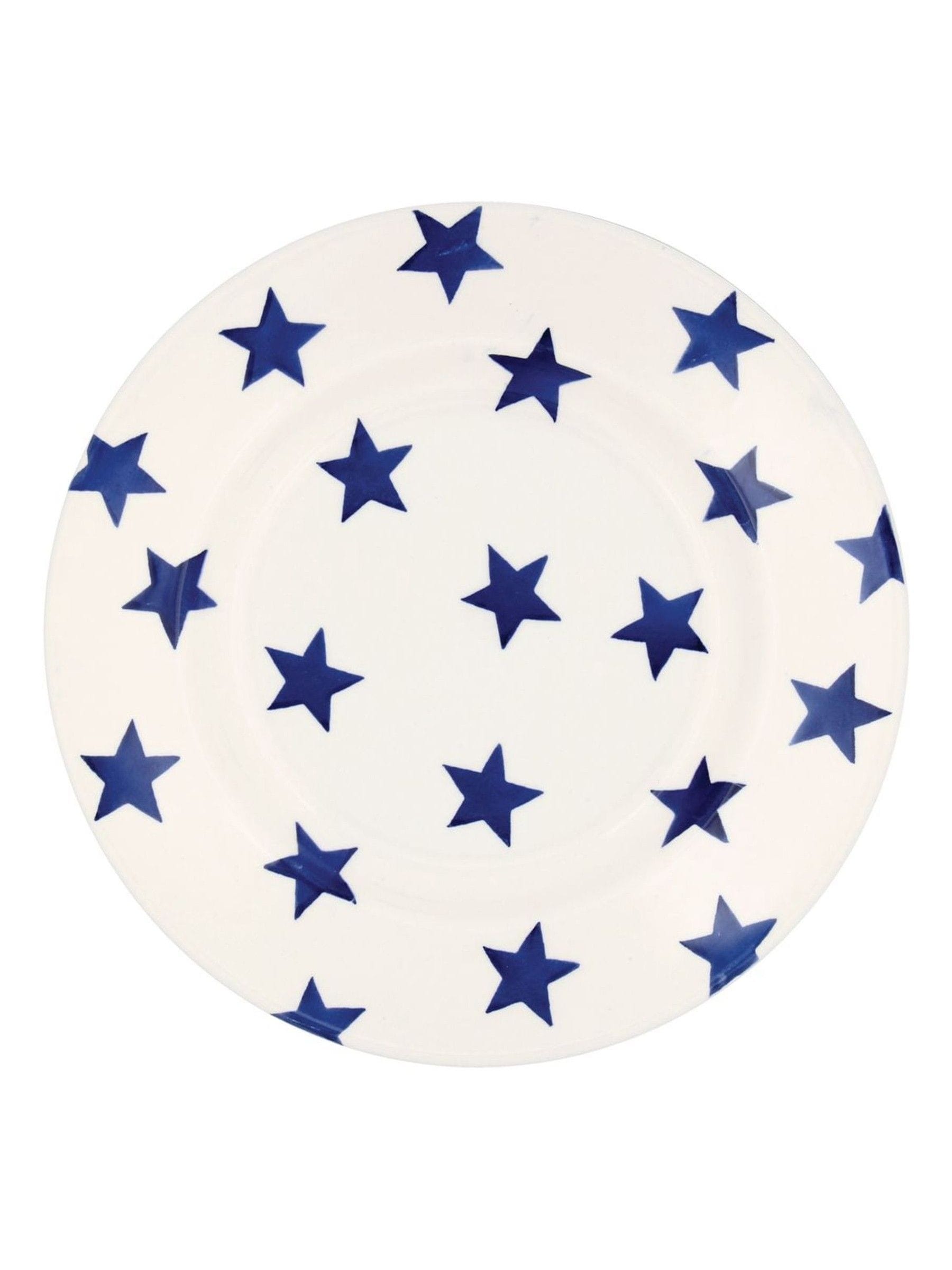 【一級品】Emma Bridgewater ブルーデイジー 長方形 プレート Buy Emma Bridgewater Cream Blue Star 8 1/2 Inch Side Plate from