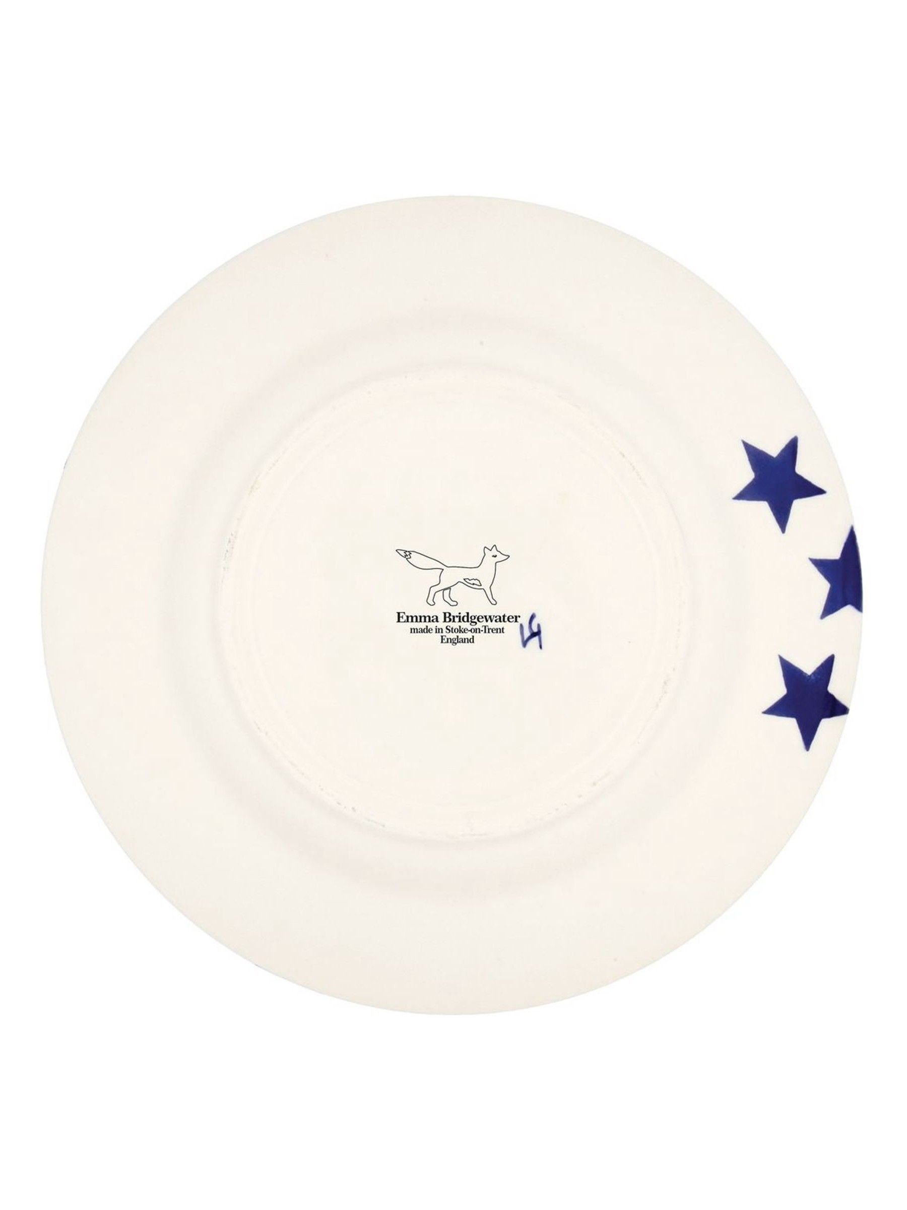 Buy Emma Bridgewater Cream Blue Star 8 1/2 Inch Side Plate from