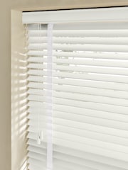White Polar Made To Measure 35mm Sunwood 25mm Chalk Taped Venetian Blinds - Image 7 of 7