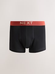 Black Red/Blue Pastel Waistband - Hipsteru bokseršortu 5 iepakojums - Attēls 2 no 9