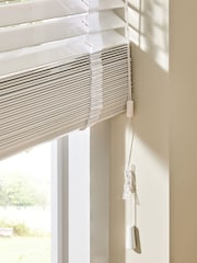 White Gloss Pure Made To Measure 50mm Sunwood 38mm Cotton Taped Venetian Blinds - Image 5 of 6