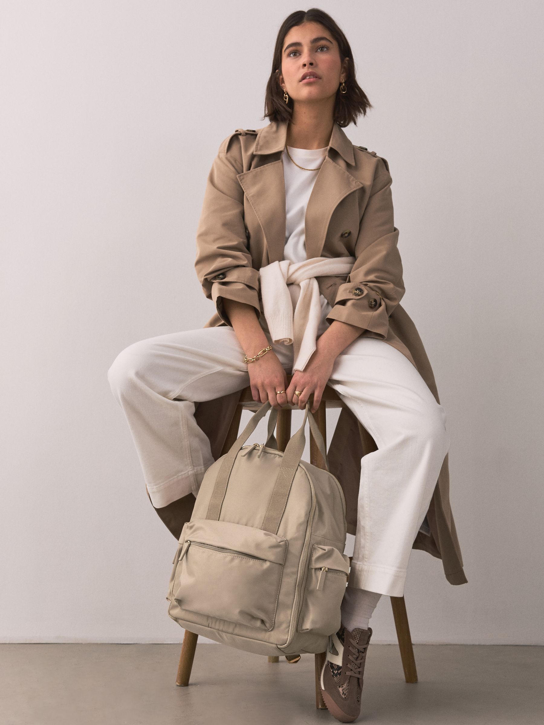Buy Mink Brown Travel Backpack from Next USA