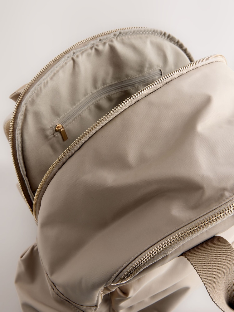 Mink Brown Travel Backpack - Image 9 of 9