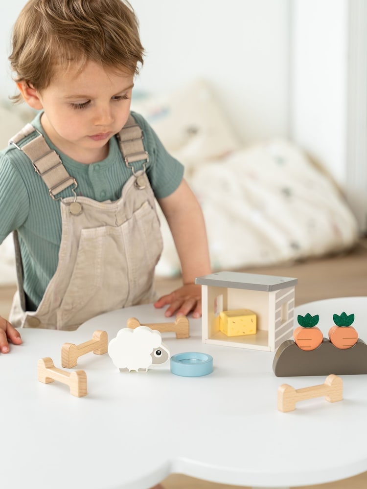 Done by Deer Tiny Farm Wooden Sheepy Play Set - Image 1 of 6