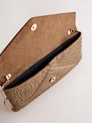 Bronze Sparkle Clutch Bag - Image 10 of 10