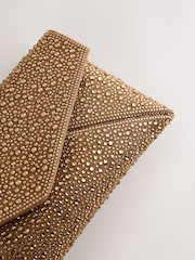 Bronze Sparkle Clutch Bag - Image 8 of 10