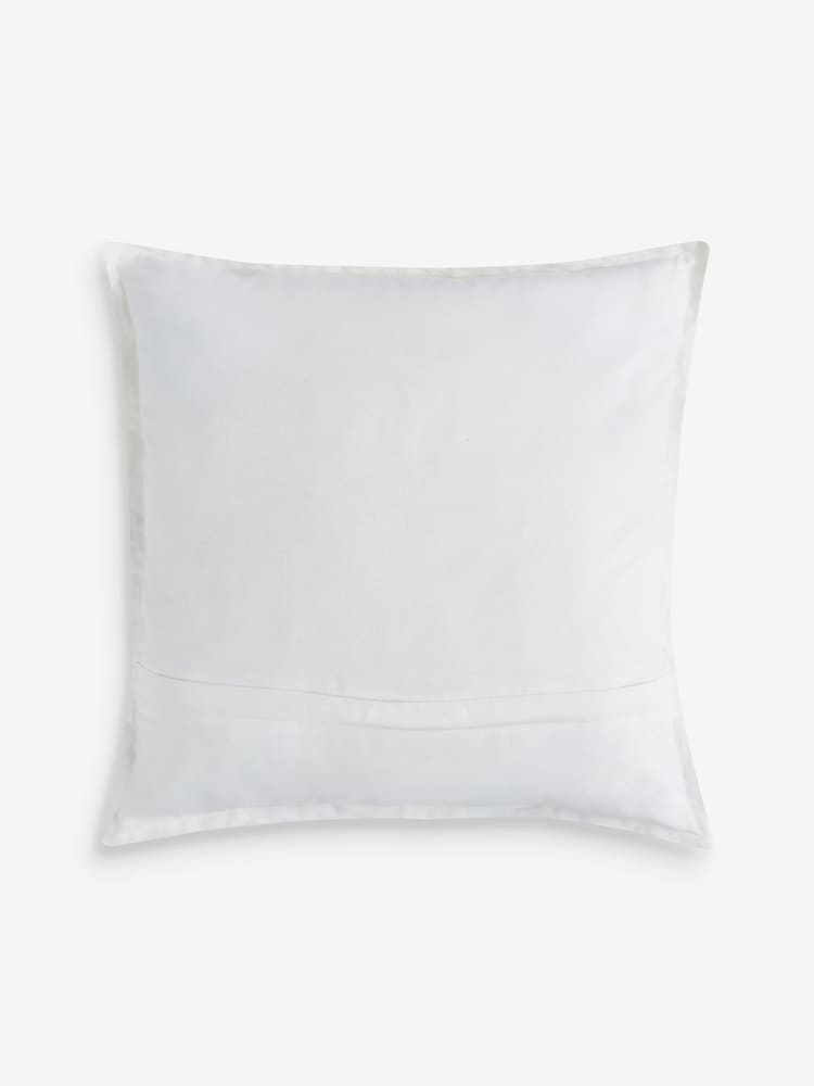 Blue 43 x 43cm Indoor Outdoor Printed Coastal Scene Cushion - Image 4 of 4