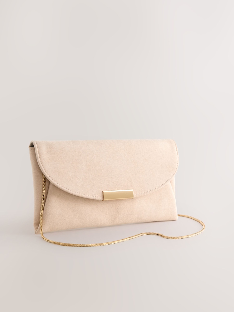 Nude Clutch Bag - Image 1 of 5