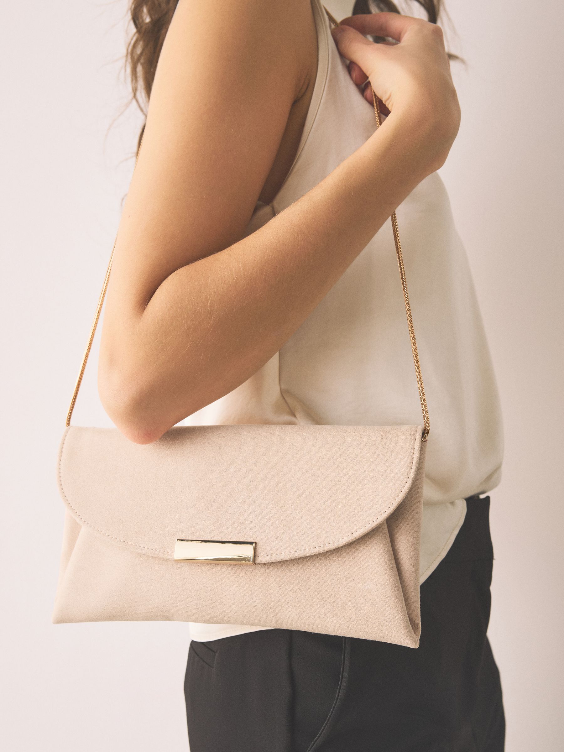Buy Nude Clutch Bag from Next USA