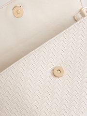 Bone Weave Embossed Clutch Bag - Image 9 of 9