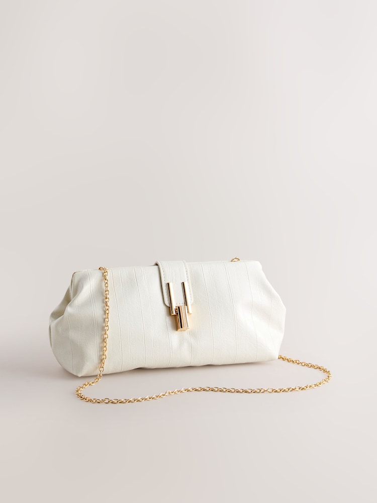 Սպիտակ - Volume Clutch Bag - Պատկեր 1 5-ից