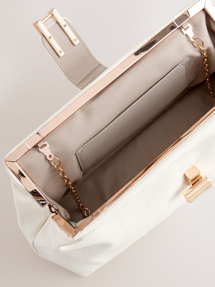 Սպիտակ - Volume Clutch Bag - Պատկեր 5 5-ից