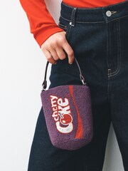 Red Cherry Coke License Beaded Cross Body Bag - Image 1 of 9