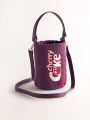 Red Cherry Coke License Beaded Cross Body Bag - Image 5 of 9