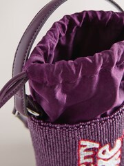 Red Cherry Coke License Beaded Cross Body Bag - Image 8 of 9