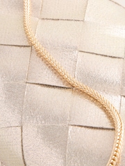 Розово-золотистый - Плетеный клатч - Изображение 6 8