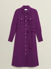 Hobbs Purple Petite Violet Dress - Image 4 of 4