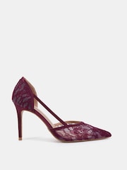 Novo Red Ideal Point Two Part Stiletto Courts - Image 2 of 6