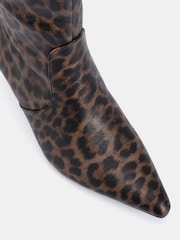 Novo Animal Grateful Mid Stiletto Heel Point Knee Boots - Image 5 of 6