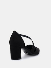 Novo Black IDAHO Mid Block Asymetric Strap Point Courts - Image 4 of 6