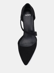 Novo Black IDAHO Mid Block Asymetric Strap Point Courts - Image 5 of 6