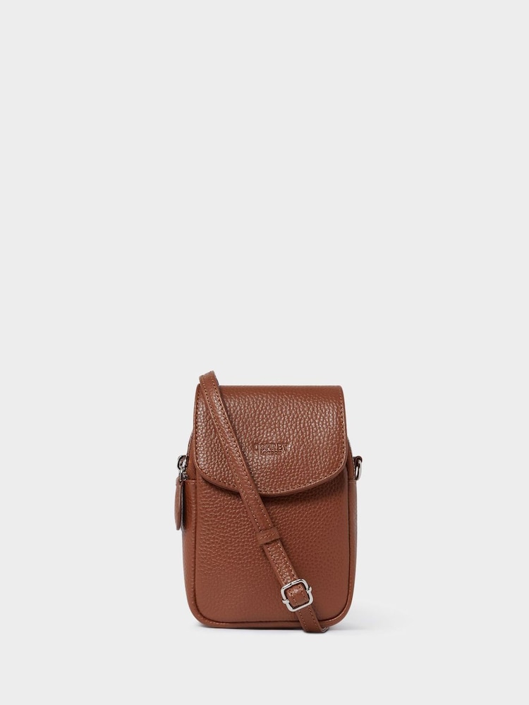 Osprey London The Sprinter Leather Phone Bag - Image 1 of 4 Osprey London The Sprinter Leather Phone Bag - Image 1 of 4