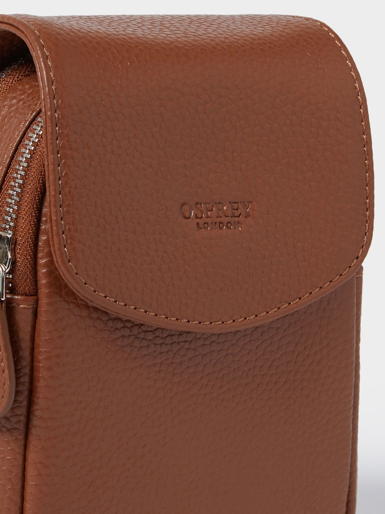 Osprey London The Sprinter Leather Phone Bag - Image 4 of 4 Osprey London The Sprinter Leather Phone Bag - Image 4 of 4