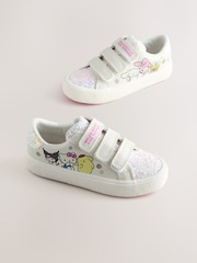 White Standard Fit (F) Hello Kitty & Friends Touch Close Fastening Trainers - Image 1 of 5