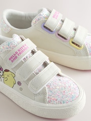 White Standard Fit (F) Hello Kitty & Friends Touch Close Fastening Trainers - Image 3 of 5
