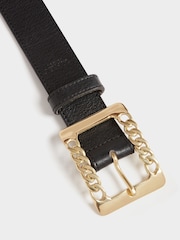 Osprey London The Chain Buckle Leather Black Belt - Image 3 of 3