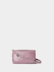 Vijolična - Osprey London The Carina Leather Shrug Black Bag - Slika 1 iz 5